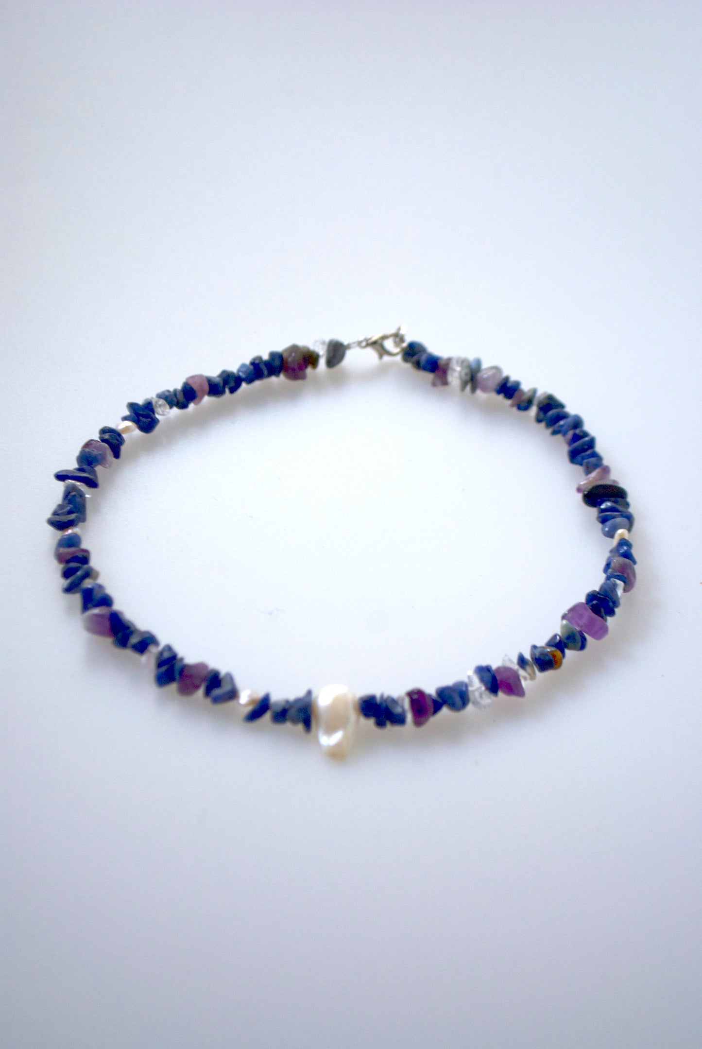 Crystal necklace: Lapis Lazuli